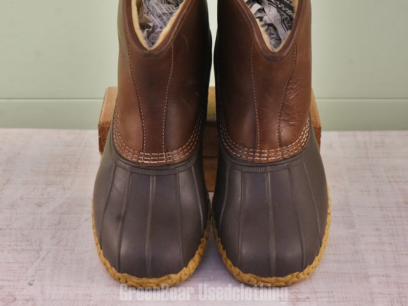 F086 USA製 L.L.Bean ビーンブーツ インナーボア 茶 メンズ 29cmくらい｜詳細画像