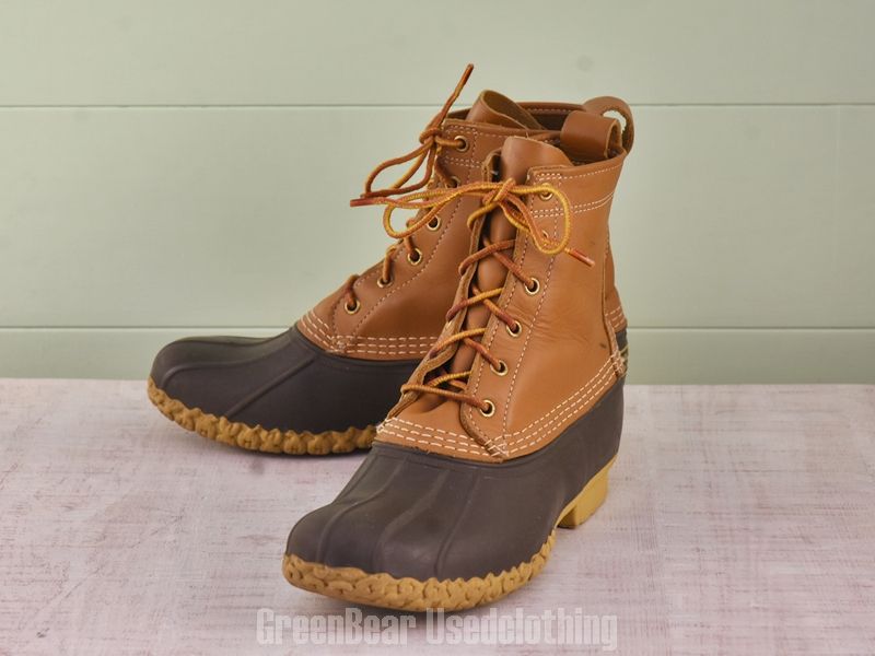 F089 USA製 L.L.Bean ビーンブーツ 茶 メンズ 9M 27cm