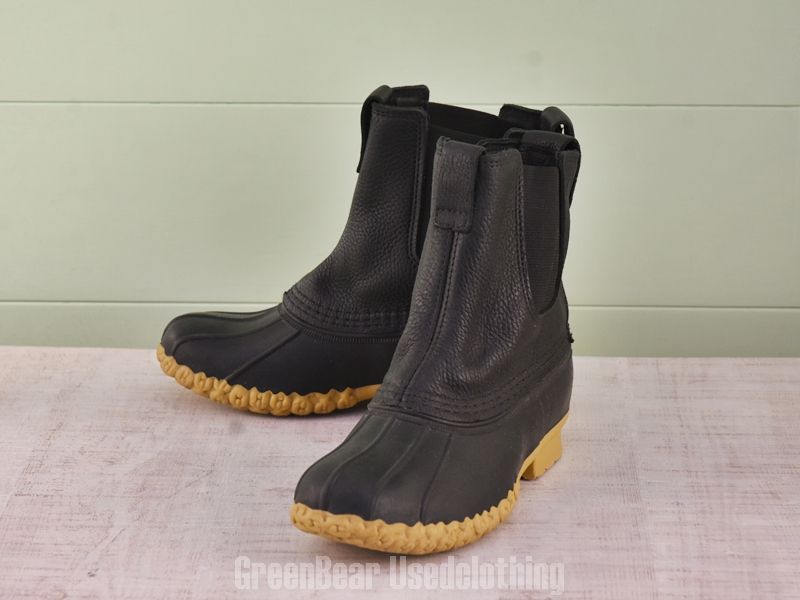 F090 USA製 L.L.Bean ビーンブーツ 黒 レディース W7M 24cm 7,992円