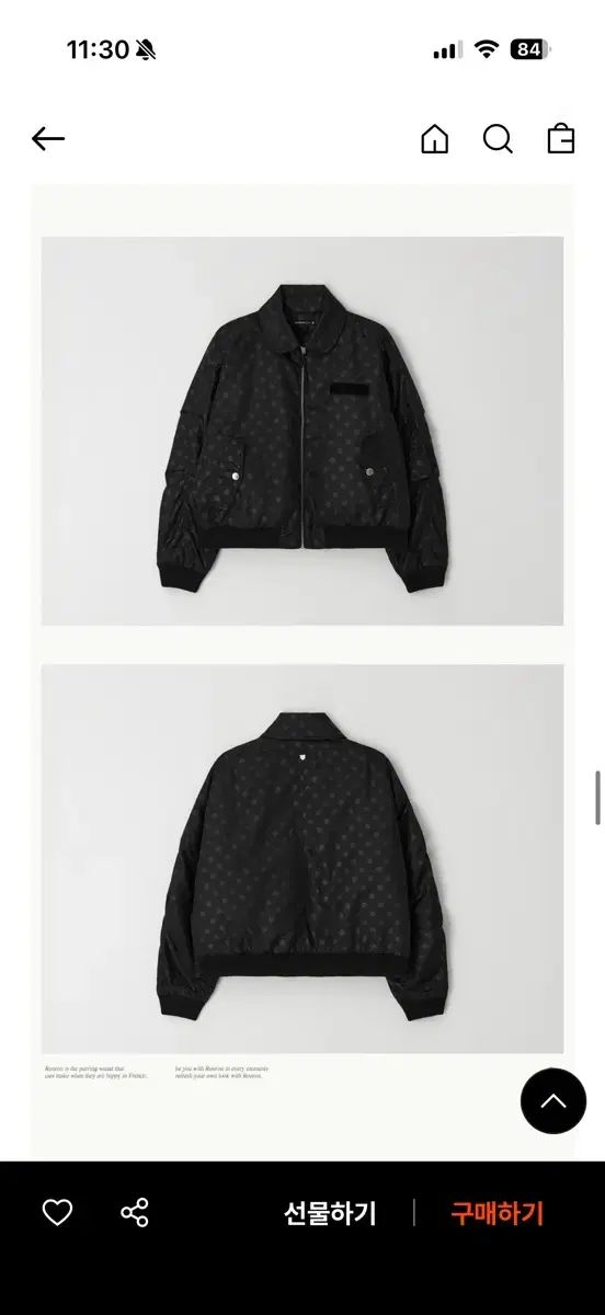 RONRON ドット春ブルゾンアウター INNER POINTED BOMBER MA-1 12,959円