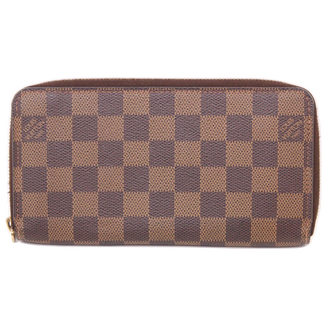 ★【LOUIS VUITTON】ルイヴィトン　N41661　ジッピーウォレット　長財布　PVC　ダミエ・エベヌ 55,188円