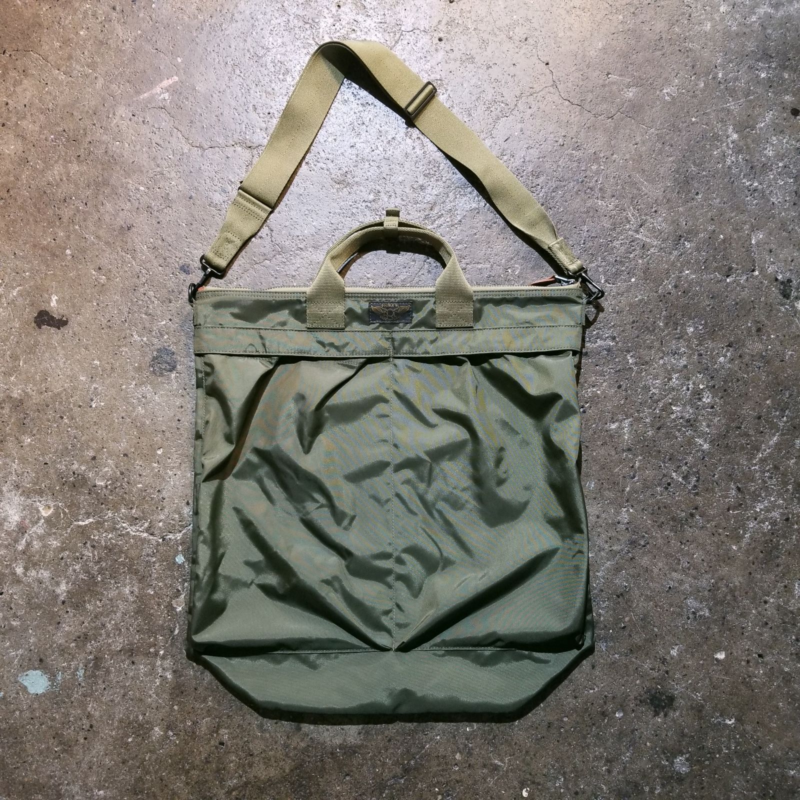 USED DOUBLE RL ミリタリーキャンバスバッグ RRL ナイロン キャンバス ユーティリティ バッグ Double RL ダブル