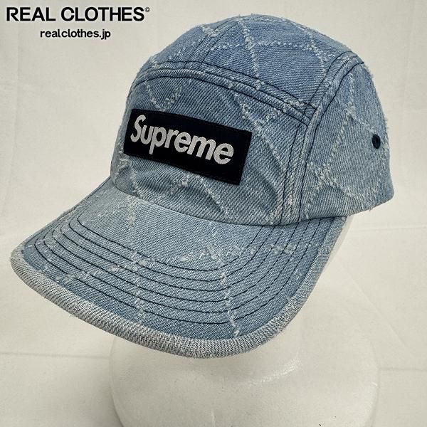 Supreme/シュプリーム【23AW】Punched Denim Camp Cap/パンチ デニム