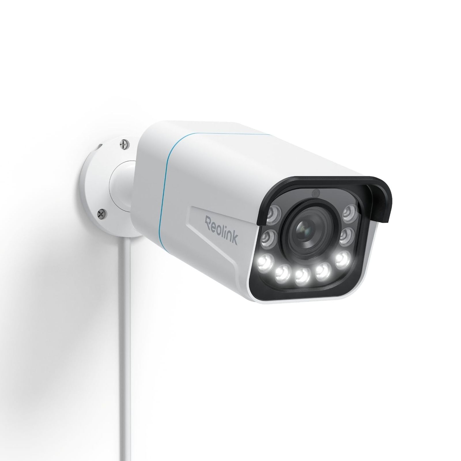 Reolink 防犯カメラ 4K 800万画素 5倍光学ズーム カラー暗視 POE給電カメラ 有線接続 AI人体/車両/動物検知 双方向音声 H.265 IPカメラ ONVIF対応 センサーライト付き 24/7連続録画 遠隔操作 アプリ警報通知 ReoliJu