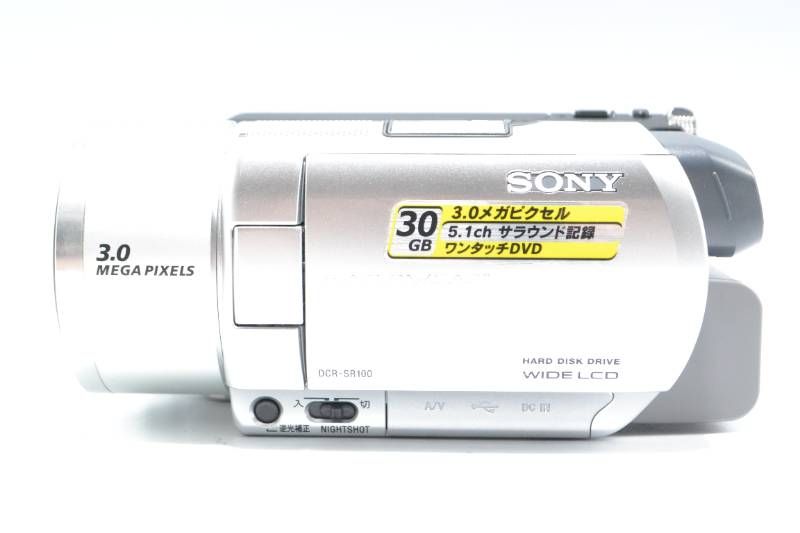 □【極美品】ソニー SONY DCR-SR100 HDD 30GB デジタルビデオカメラ 元