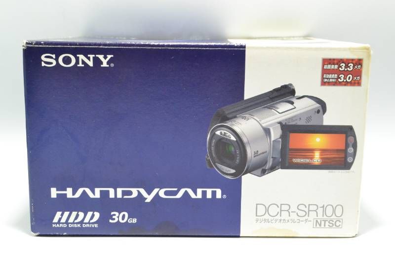 □【極美品】ソニー SONY DCR-SR100 HDD 30GB デジタルビデオカメラ 元