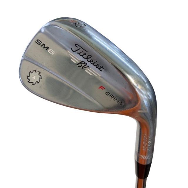 【中古】 タイトリスト VOKEY SPIN MILLED SM6 ツアークロム 52°/12°F ウェッジ WG NS PRO 950GH (フレックスS) メンズ 男性用 右利き 右用 Cランク ゴルフクラブ