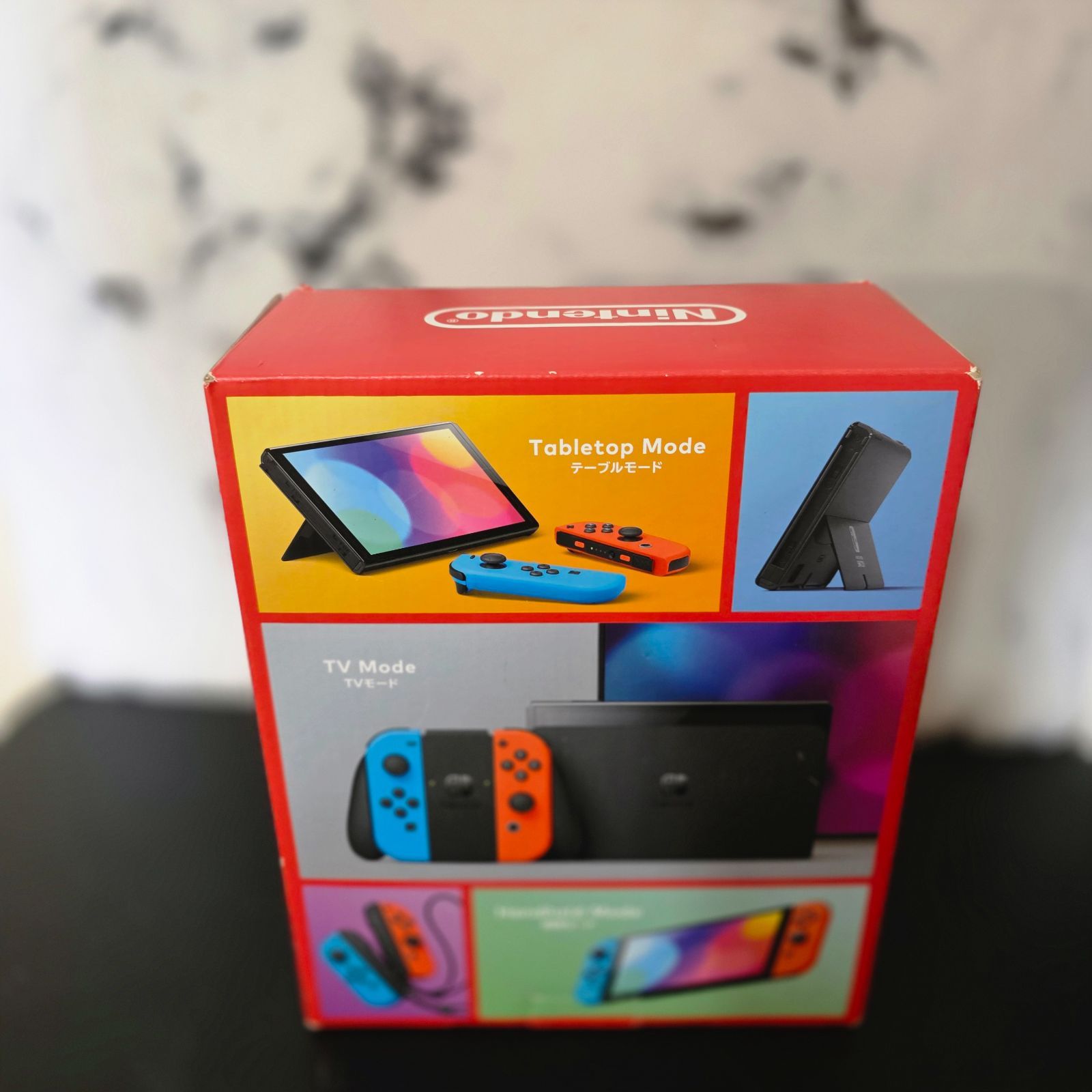 本体【ほぼ未使用】 Nintendo Switch 有機ELモデル ネオンブルー/(R 