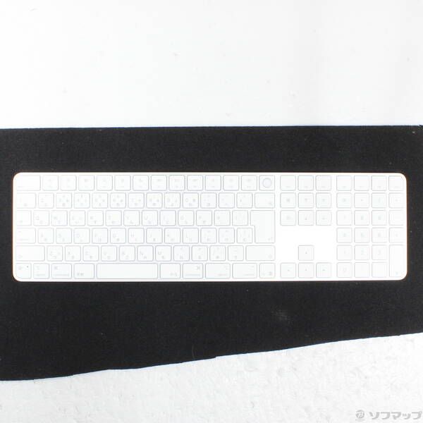 ソフマップ 〔中古品〕 Appleシリコン搭載Macモデル用 Touch ID搭載 Magic Keyboard (テンキー付き) 日本語 ホワイトキー MXK73J／A【377】 15,734円