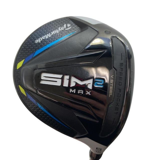 【中古】 テーラーメイド SIM2 MAX 5W フェアウェイウッド FW TENSEI BLUE TM50(SIM2 FW) (フレックスS) メンズ 男性用 右利き 右用 Cランク ゴルフクラブ