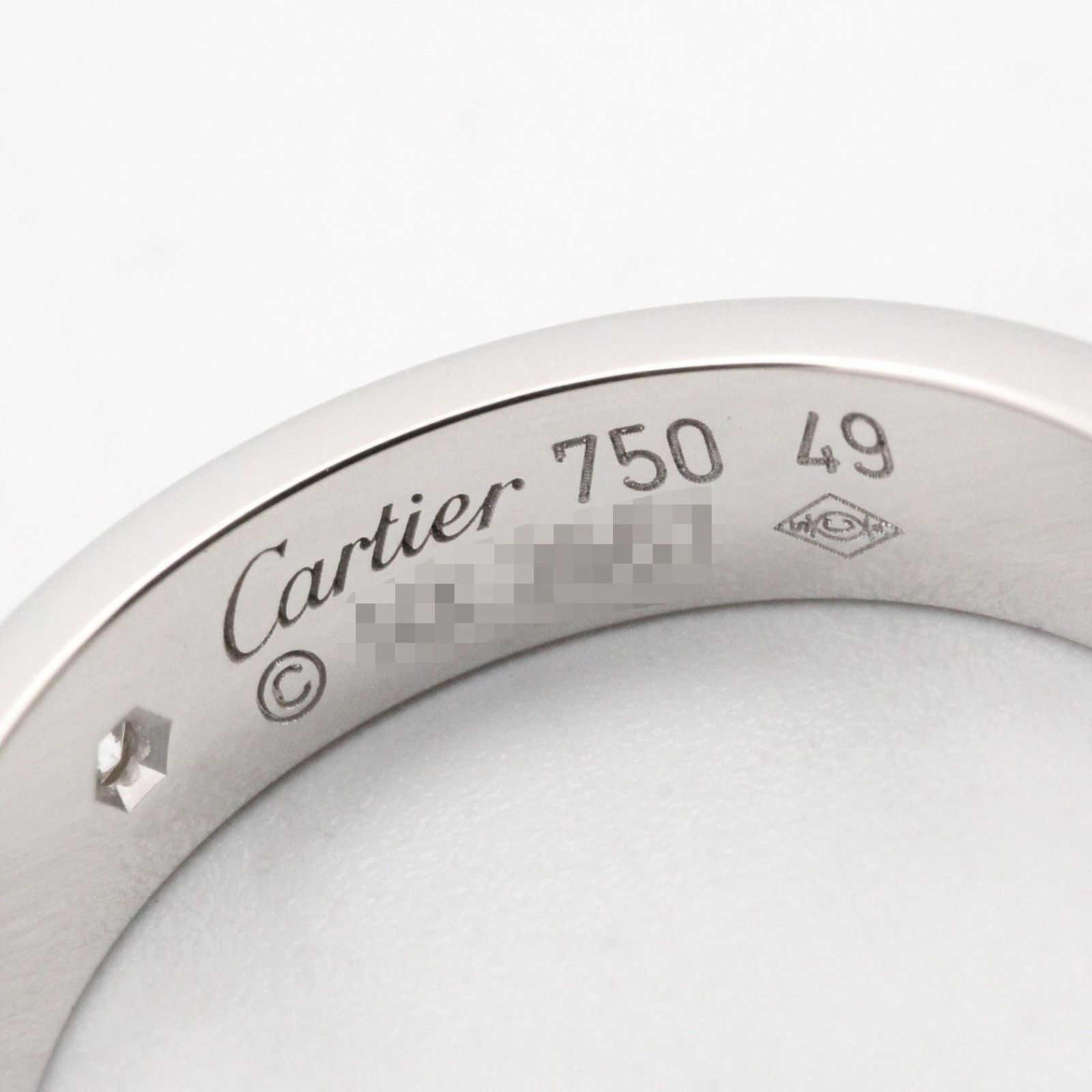 カルティエ CARTIER リング・指輪 ミニラブリング 1PD B4050500 K18WG