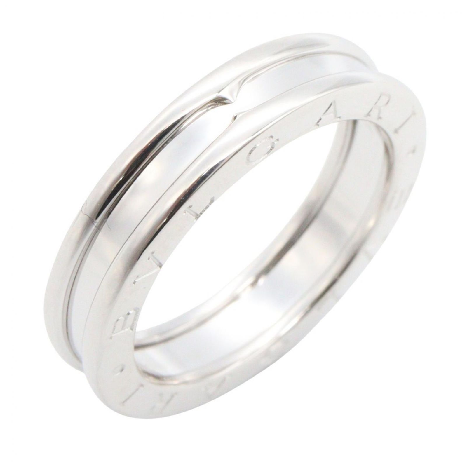 ブルガリ BVLGARI リング・指輪 B-zero1 ビーゼロワン リング 1バンド 346566 K18WG（ホワイトゴールド） B-zero1 リング 1バンド ユニセックス Used A