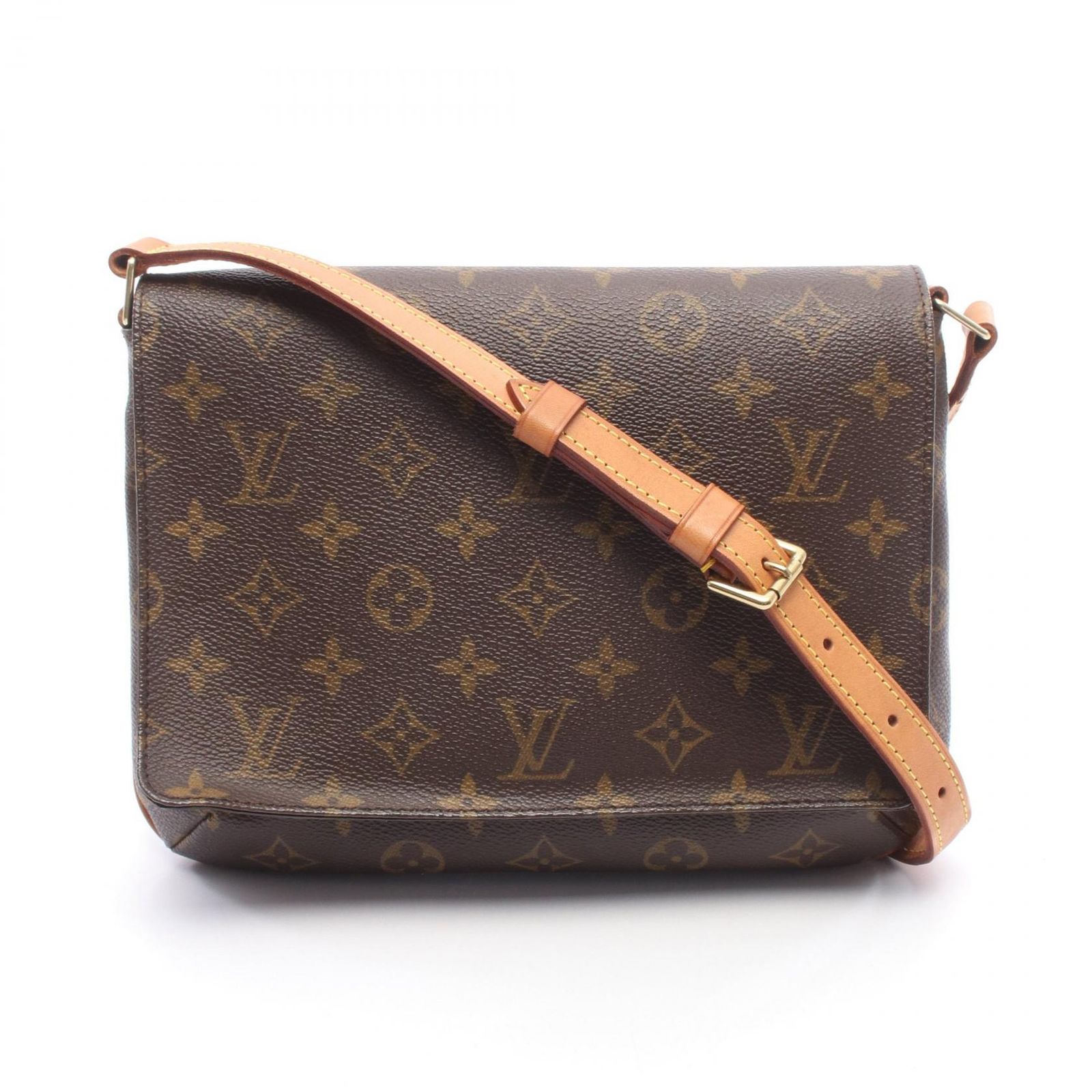 ルイ・ヴィトン LOUIS VUITTON ショルダーバッグ ミュゼットタンゴ ショートストラップ M51257 PVCコーティングキャンバス レザー ミュゼット・タンゴ ショート