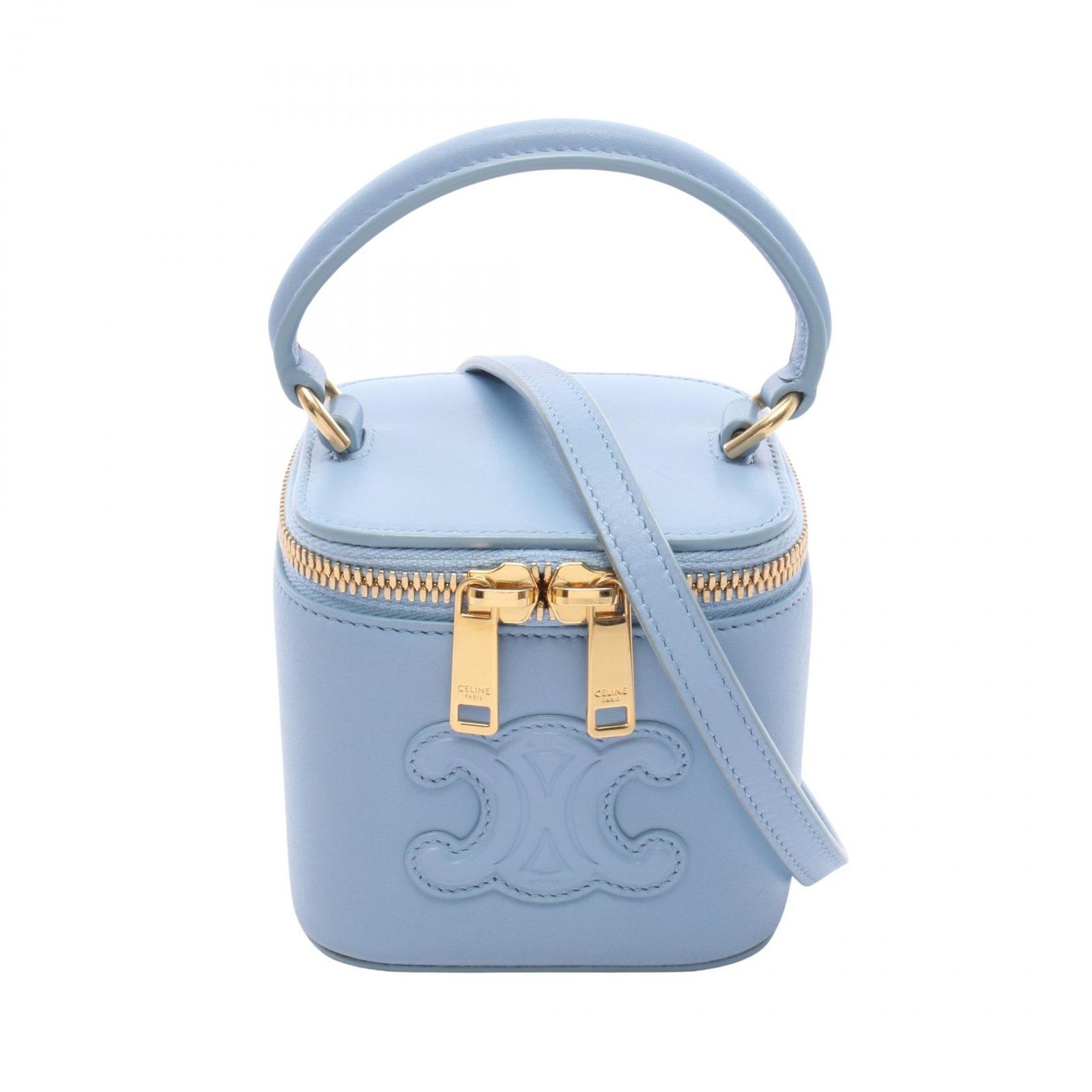 セリーヌ CELINE ハンドバッグ キュイル トリオンフ ミニ バニティ 