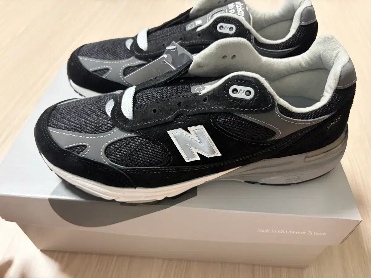 ニューバランス 993 ブラック 260mm Made in USA
