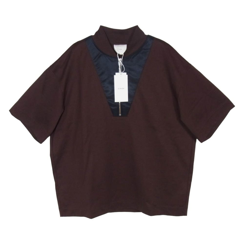 チノ CINOH 23SCU601 EX.HYBRID S/S HALF ZIP TEE THE TOKYO別注