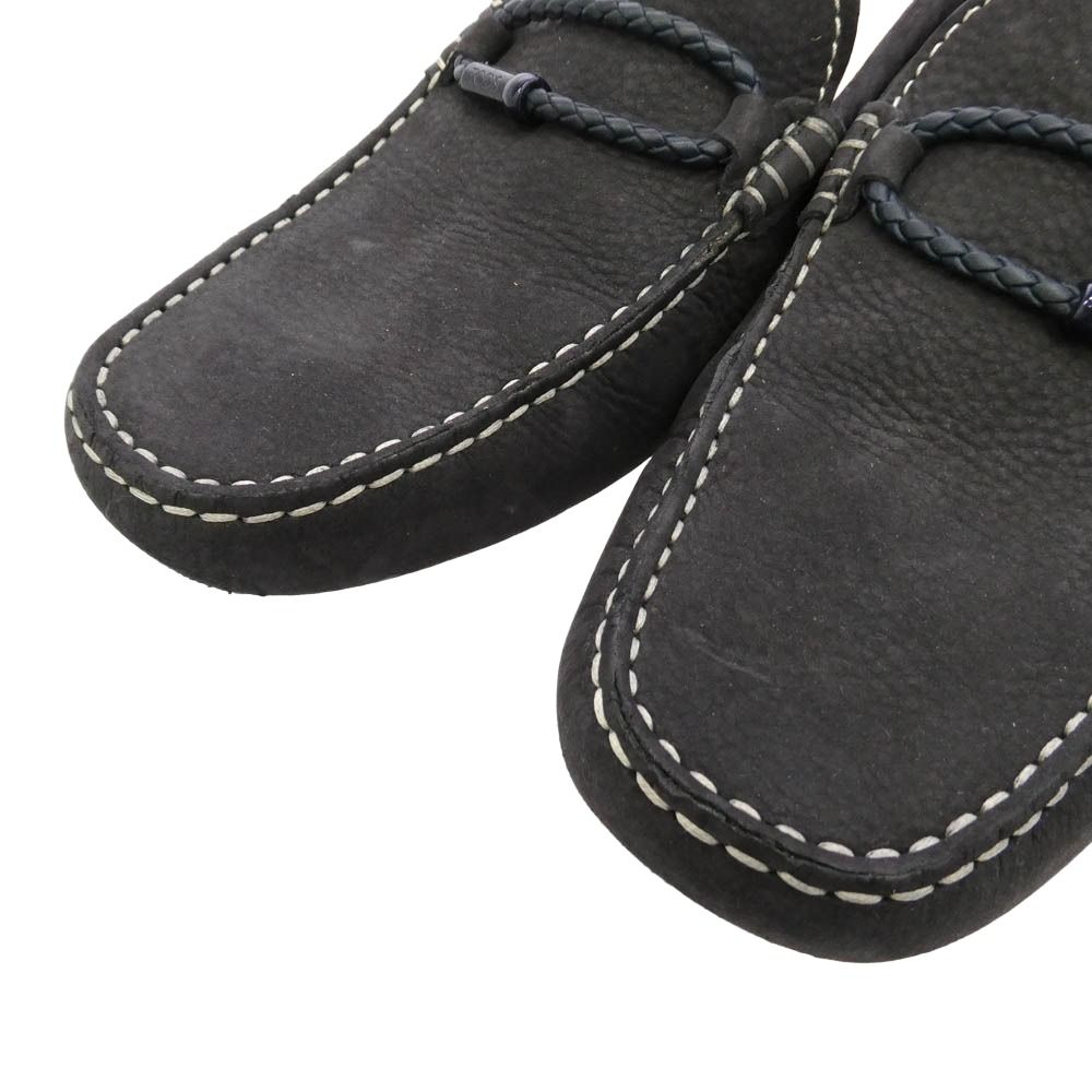 TOD'S トッズ ゴンミーニ ドライビング レザー シューズ ブラック系