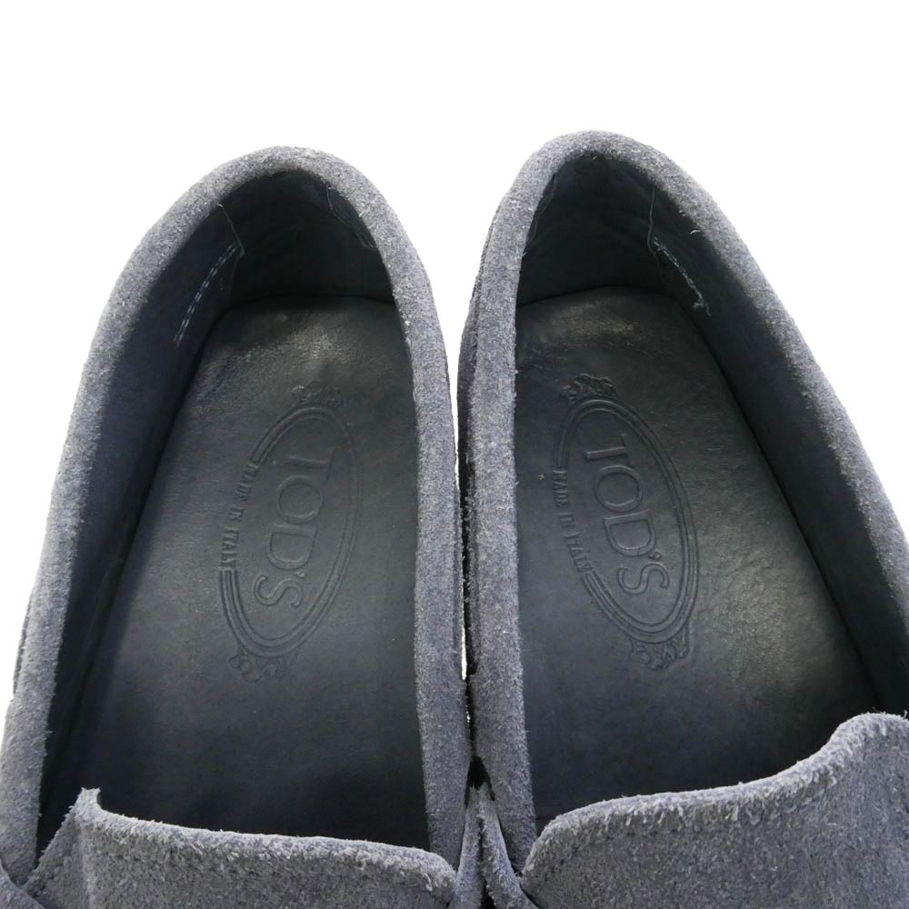 TOD’S トッズ ゴンミーニ ドライビング スエード レザー シューズ チャコール系 6.5【中古】 TOD'S トッズ ゴンミーニ ドライビング スエード レザー シューズ