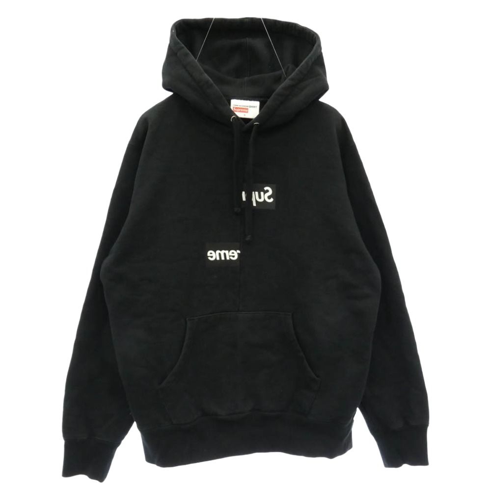 【美品】Supreme COMME des GARCONSパーカー 18aw Supreme シュプリーム 18AW × Comme des GARCONS SHIRT Split Box Logo