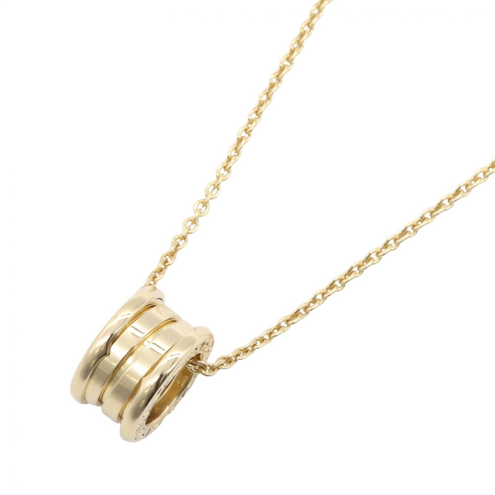 ブルガリ BVLGARI ネックレス B-zero1 ビーゼロワン ネックレス 352814 首回40.5cm K18(イエローゴールド) B-zero1 ネックレス レディース Used A