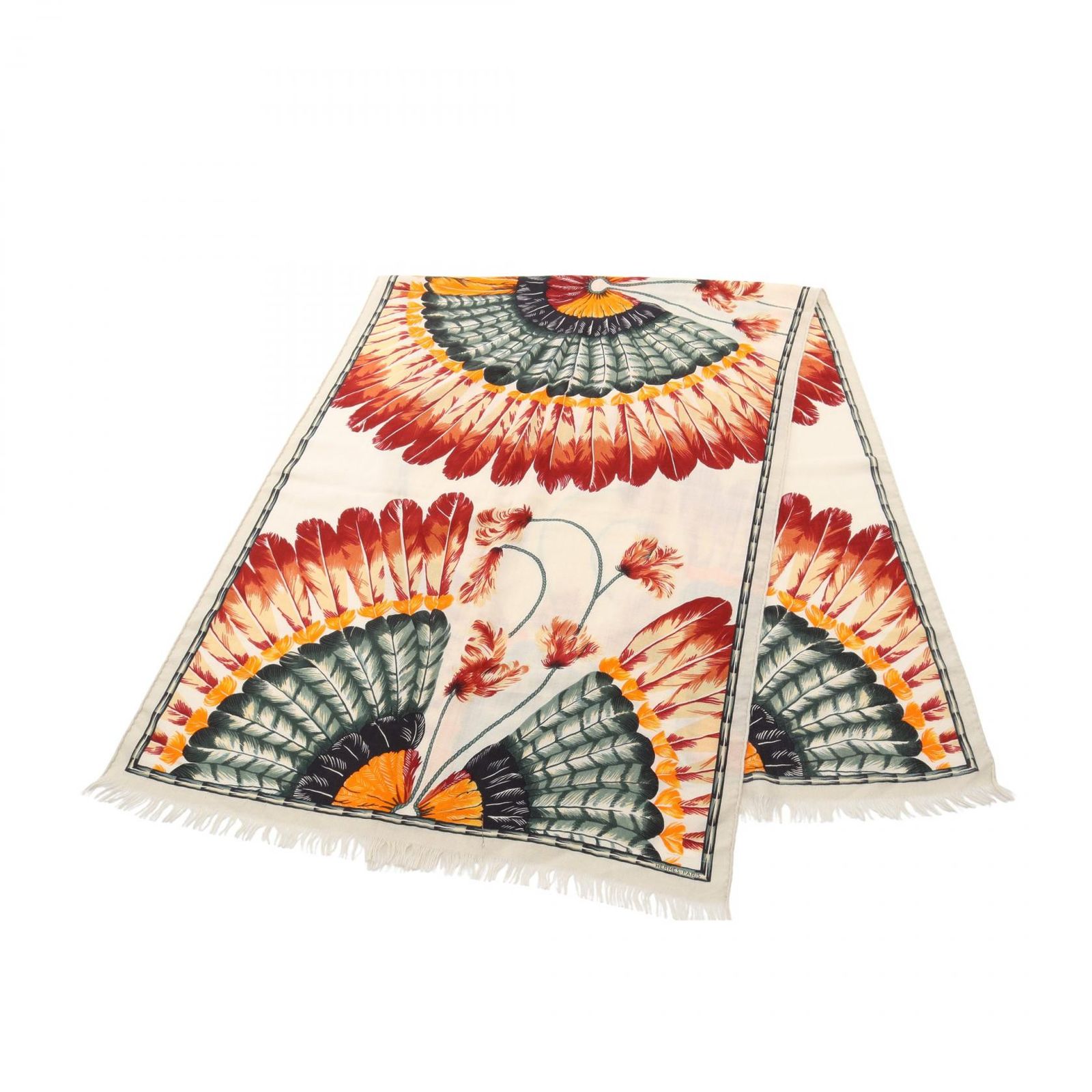 エルメス HERMES ストール レクタングル BRAZIL シルク レクタングル レディース Used B 27,820円