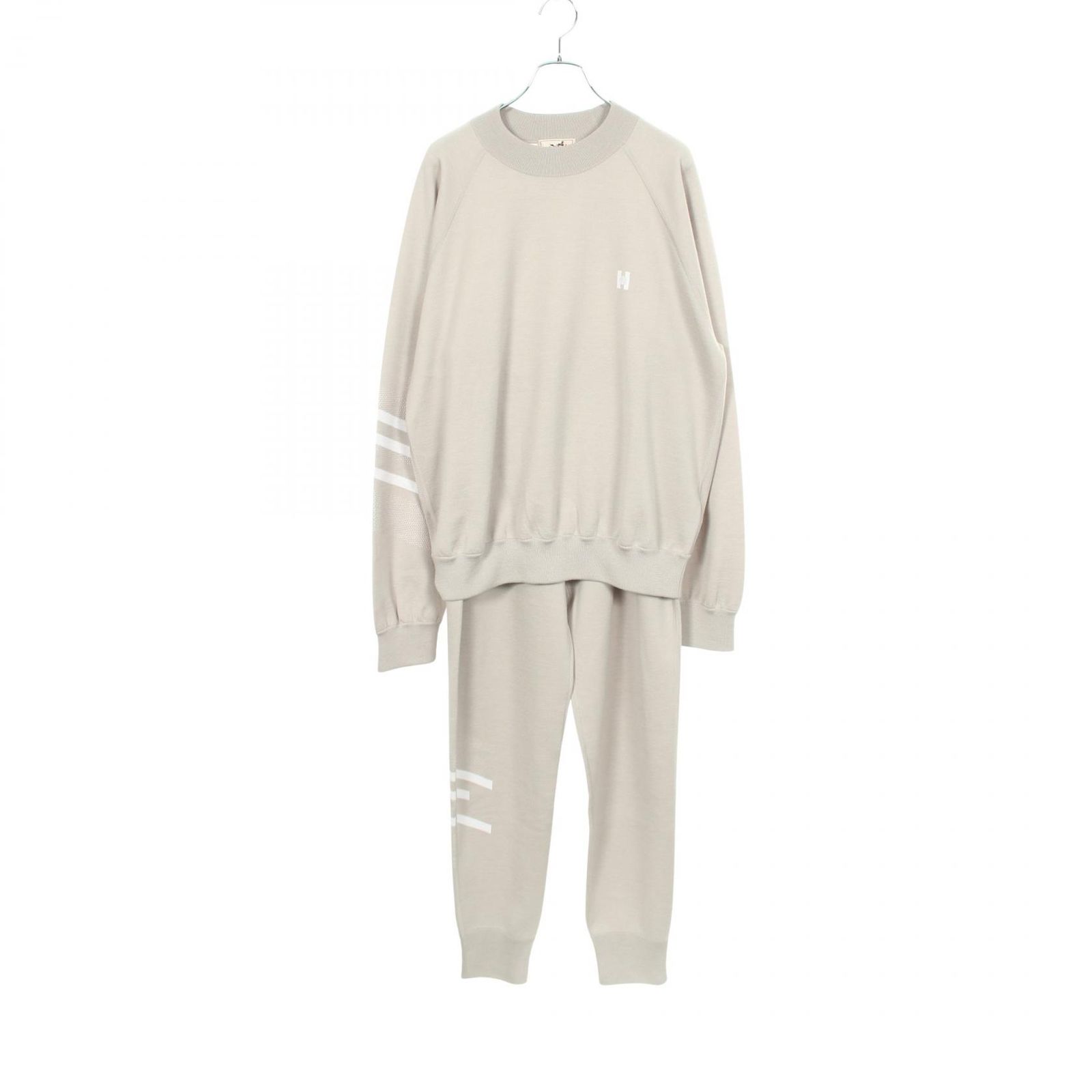 エルメス HERMES セットアップ Hゴルフ スウェット 657130HA/657140HA コットン シルク Hゴルフ セットアップ メンズ Used A