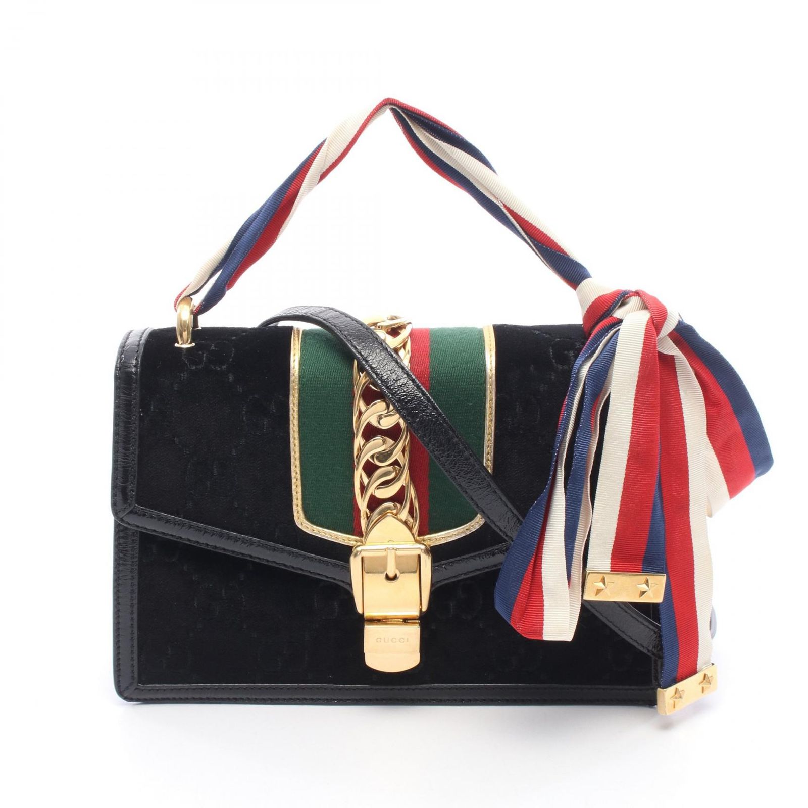 グッチ GUCCI ショルダーバッグ シルヴィ シェリーライン GG柄 2WAY