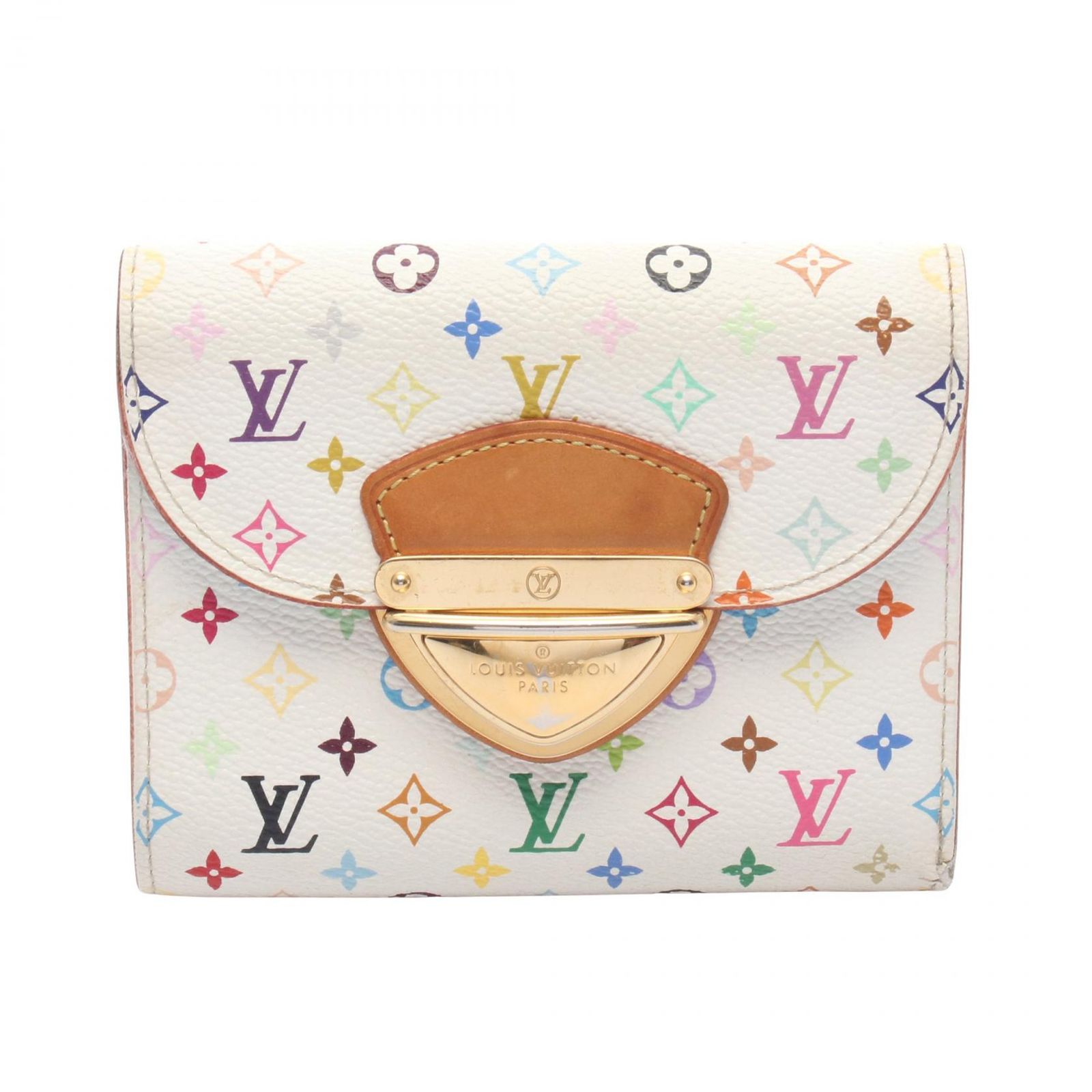 ルイ・ヴィトン LOUIS VUITTON 三つ折り財布 ポルトフォイユ コアラ M58082 ブロン PVCコーティングキャンバス ポルトフォイユ・コアラ レディース Used B