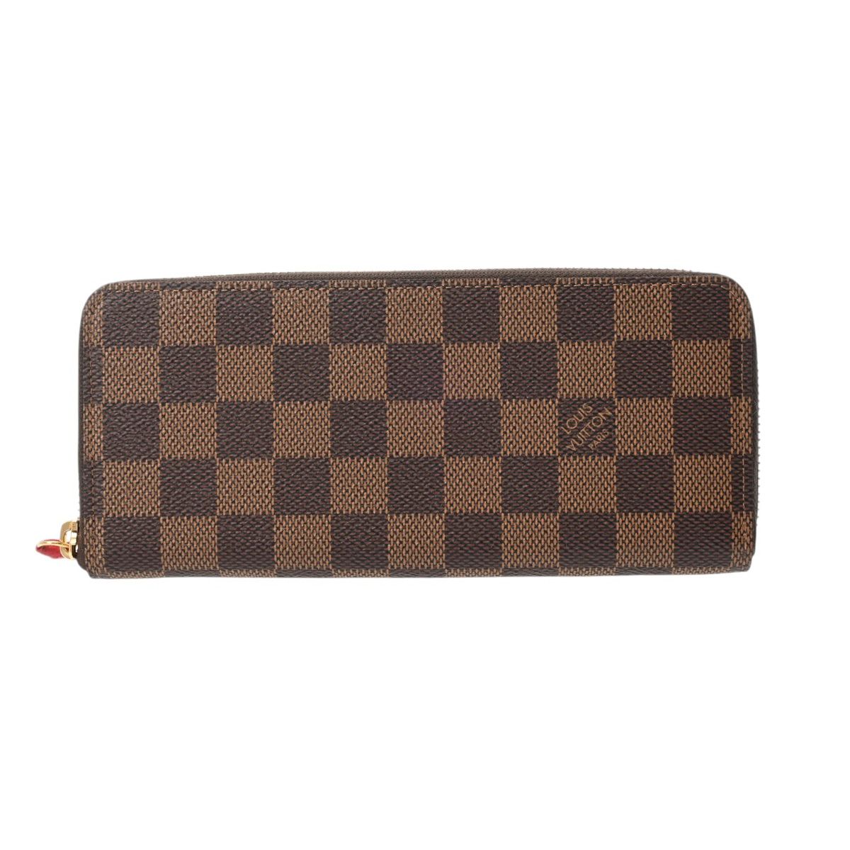 ルイヴィトン ダミエ ポルトフォイユ クレマンス ブラウン/スリーズ N60534 ユニセックス ダミエキャンバス 長財布