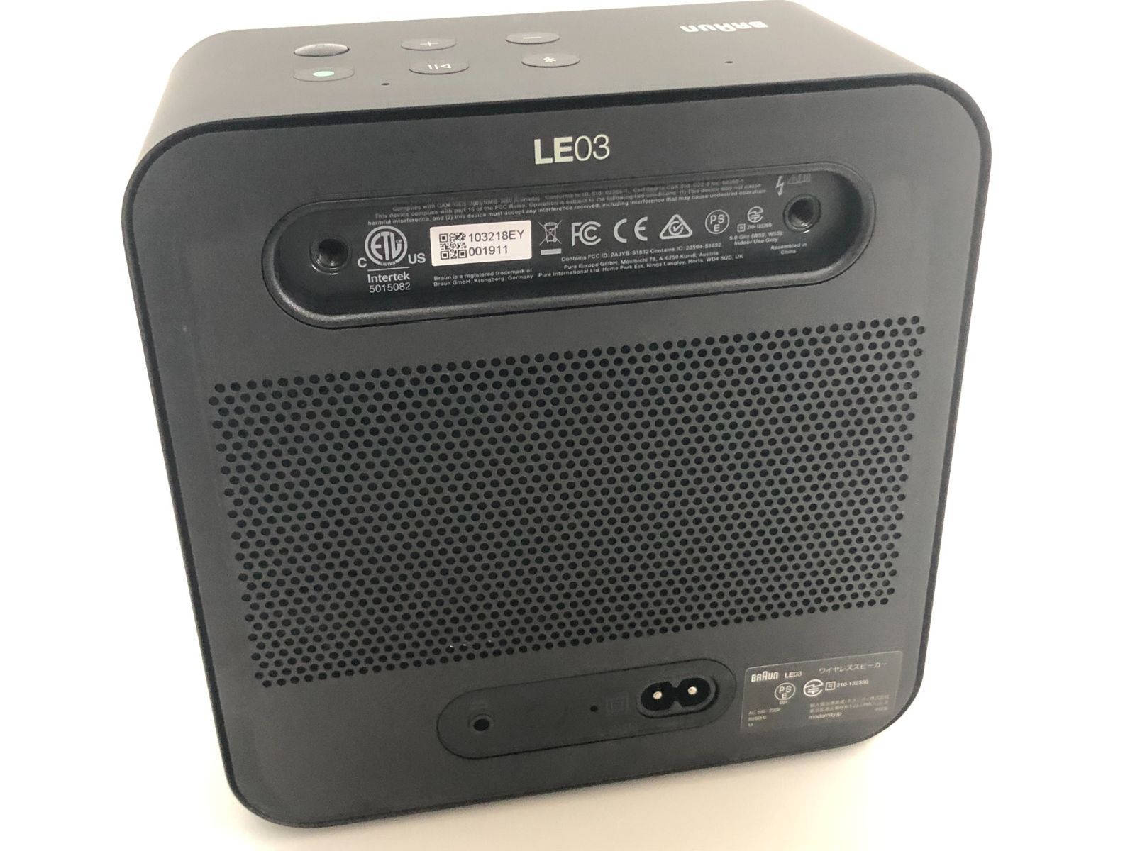 BRAUN ブラウン ワイヤレススピーカー LE03 ブラック - メルカリ