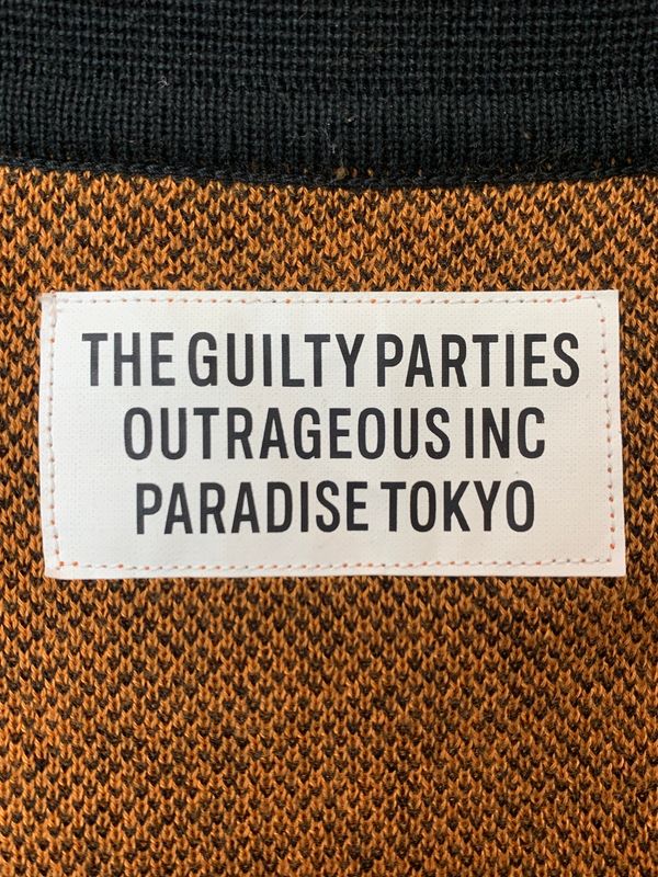 中古品】 WACKO MARIA ワコマリア 23SS PYTHON KNIT JACQUARD POLO