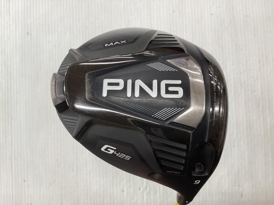 ピン　G425 MAX　9度　ツアー AD MT-６X　Xフレックス　ドライバー　中古【最短即日発送】