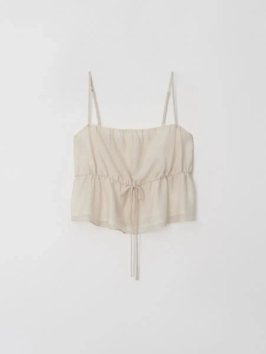 ユンシェルショップ shell beige bustier blouse