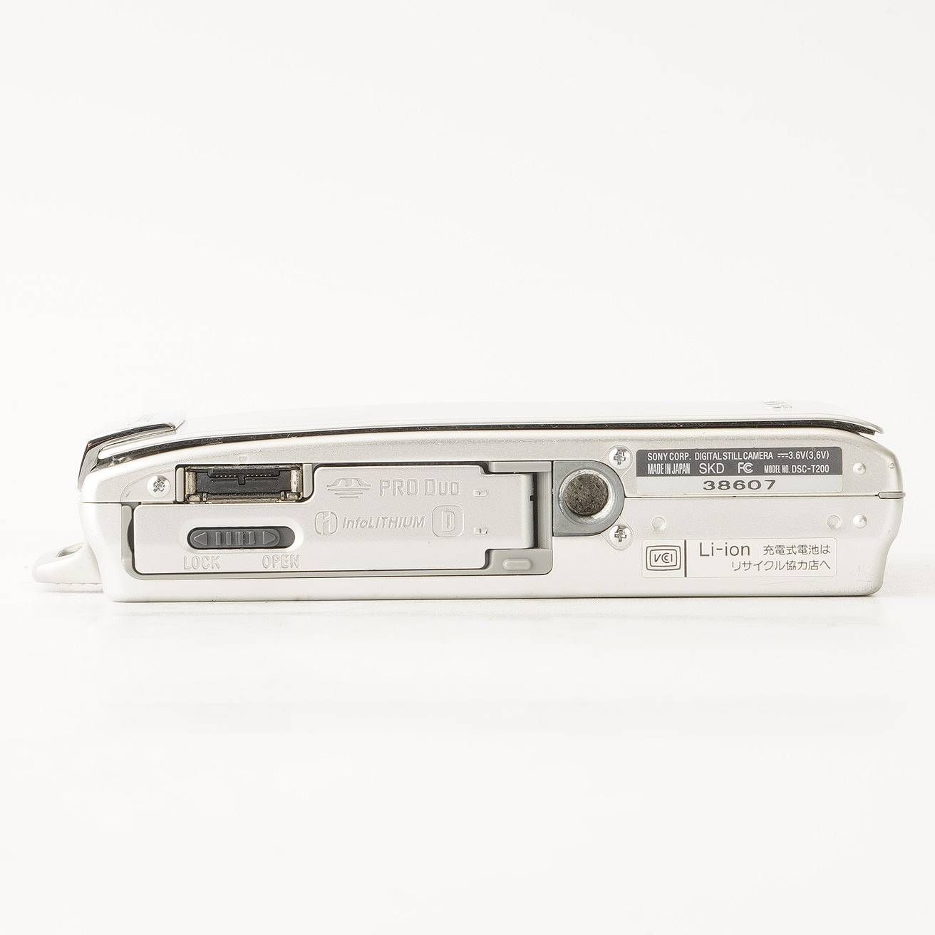 ソニー Sony サイバーショット Cyber-shot DSC-T200 シルバー 5x 光学