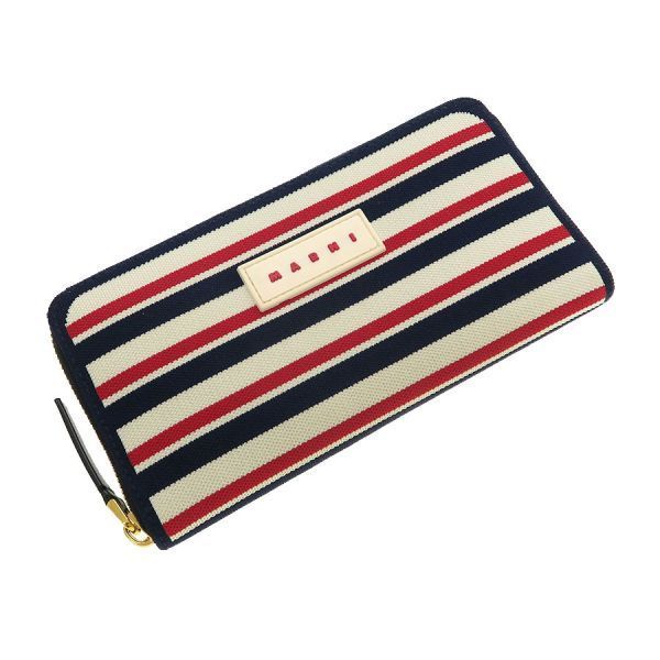 マルニ ラウンドファスナー長財布 【Bランク】【中古】