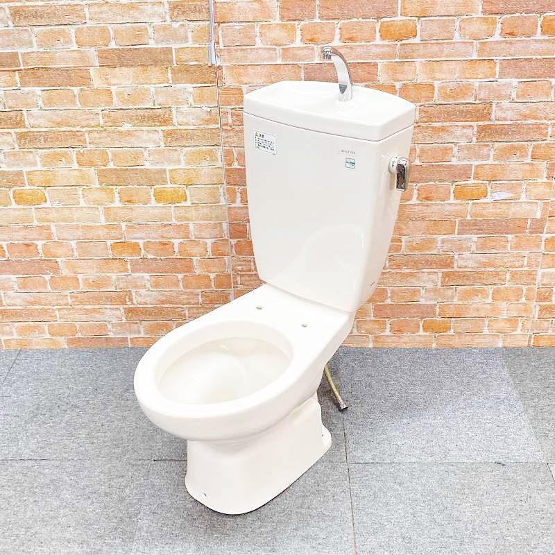 【中古品】【美品】 TOTO トイレ 洋式便器 (壁排水) 排水芯155mm 「CS370BP」 タンク「SH371BA」 一式セット #SC1(パステルアイボリー) 43G