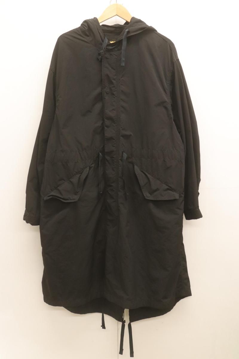 【中古】 SCYE BASICS メンズコート 38 P N Garment Dyed Military Parka SCYE BASICS 38 黒 ブラック 無地