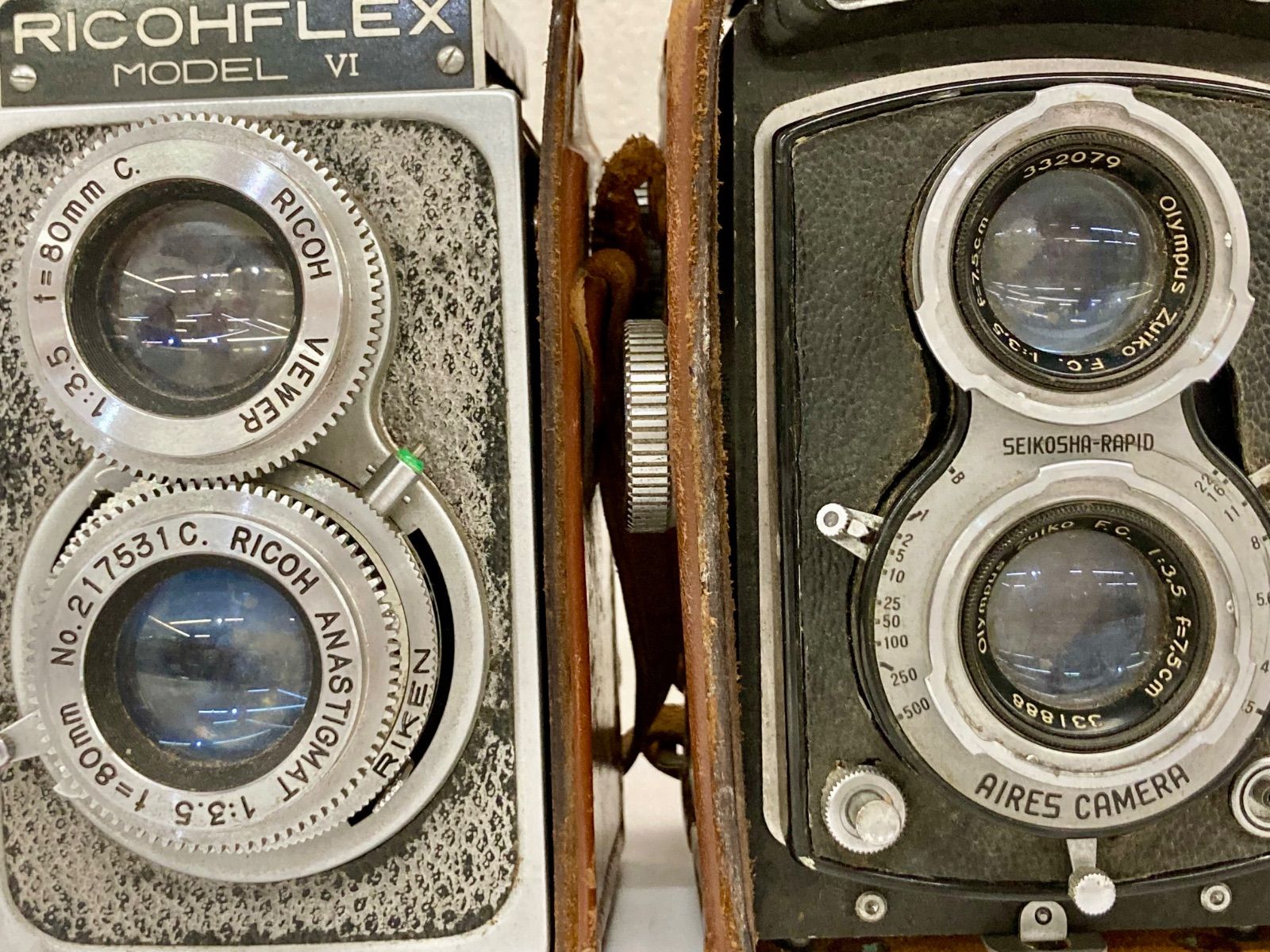 ジャンクカメラレンズ RICOHFLEX AIRESFLEX 75☆二眼レフカメラ まとめ