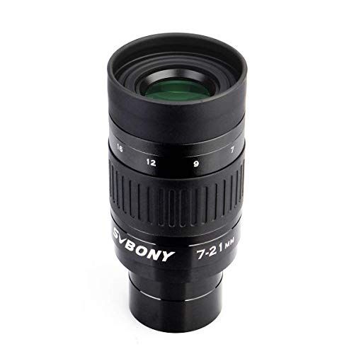 SVBONY SV135 ズーム望遠鏡接眼レンズ 1.25インチ FMC 焦点距離 7-21mm 視野角57°-40° 天体望遠鏡用 月と惑星観測用 ズームアイピースJu 7,129円
