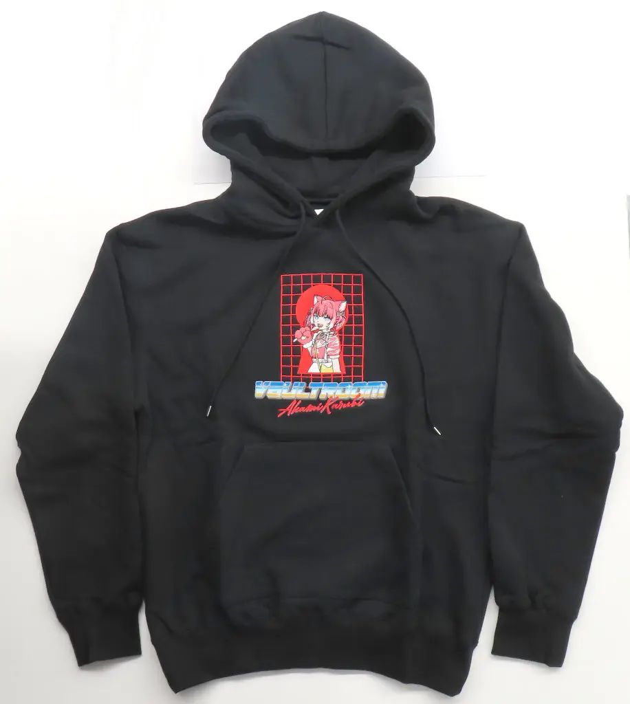 【中古】アウターウェア 赤見かるび AKAMIKARUBI HOODIE ブラック Mサイズ 「バーチャルYouTuber 赤見かるび＆Nachoneko×vaultroom」