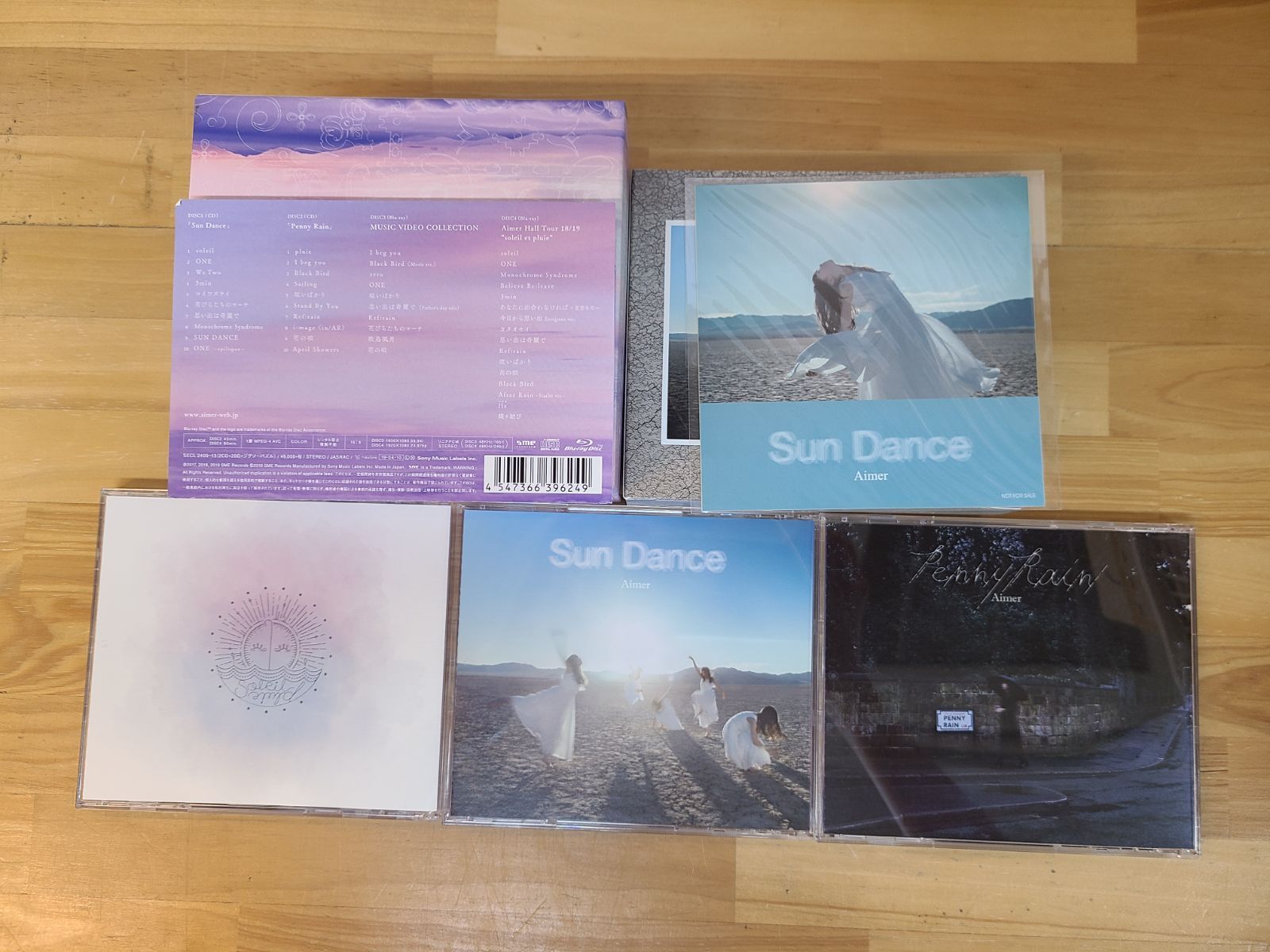 CD Sun Dance & Penny Rain 完全生産限定盤 Aimer【E5188-001】□33