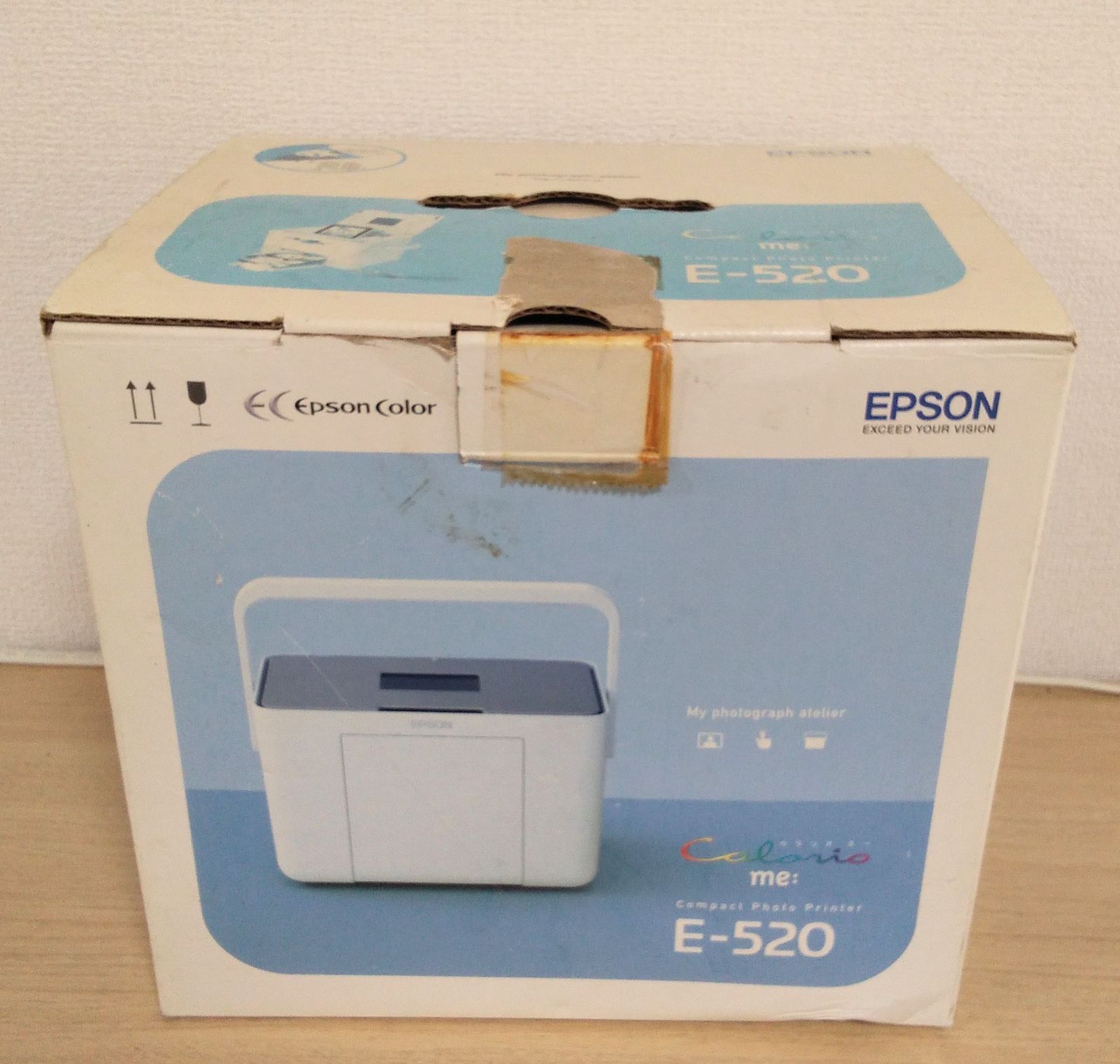 エプソン E-520 カラリオミー コンパクトフォトプリンター - メルカリ