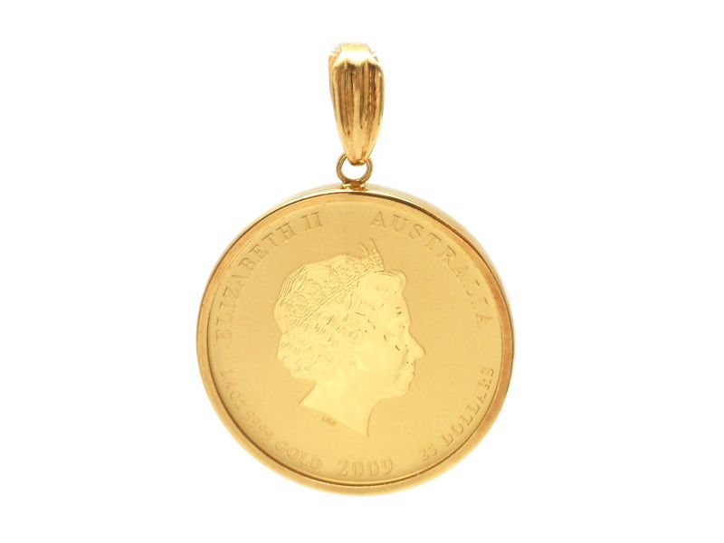 JEWELRY ジュエリー 金貨トップ ペンダントトップ K18/K24 コイン 【中古】【200】 143,220円