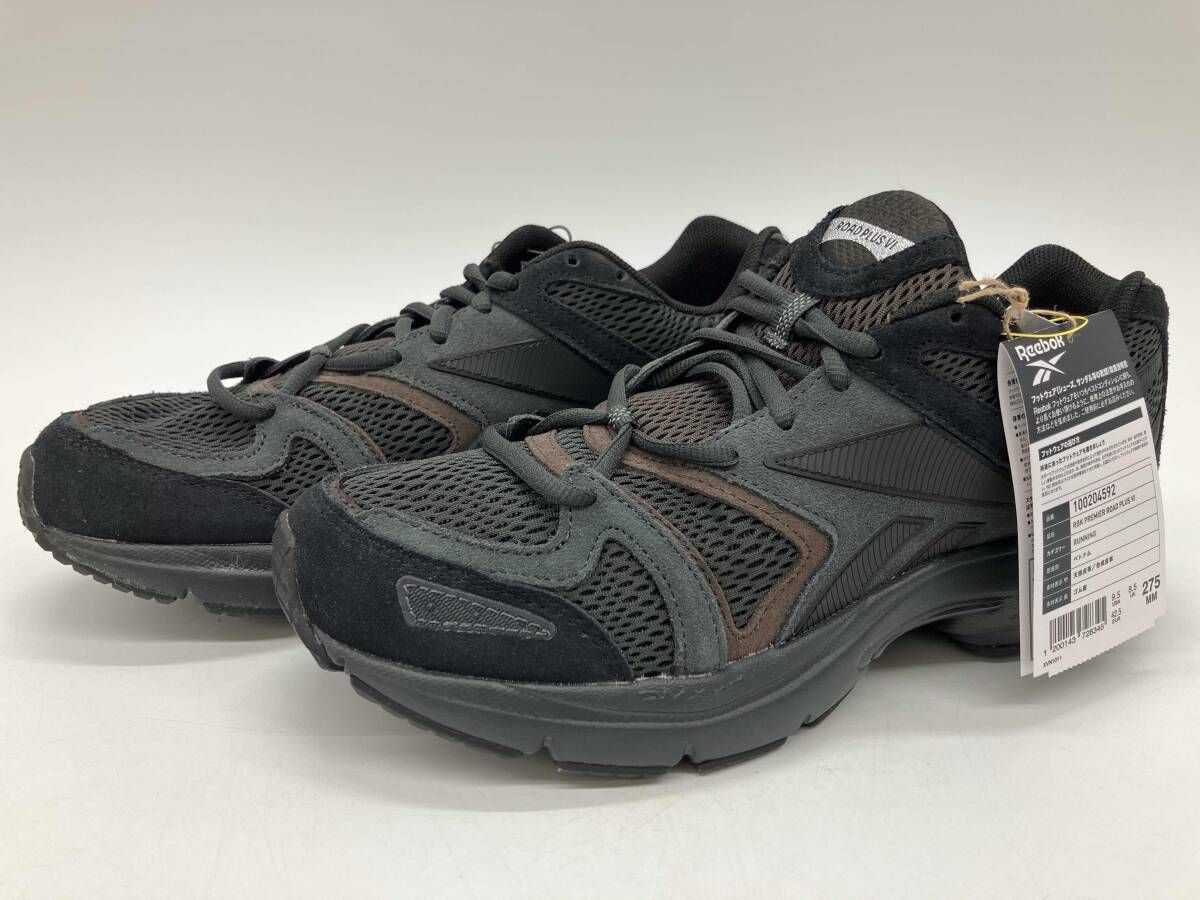 Reebok RBK PREMIER ROAD PLUS VI リーボック プレミアム ロード プラス VI ブラック グレー US9.5 27.5cm