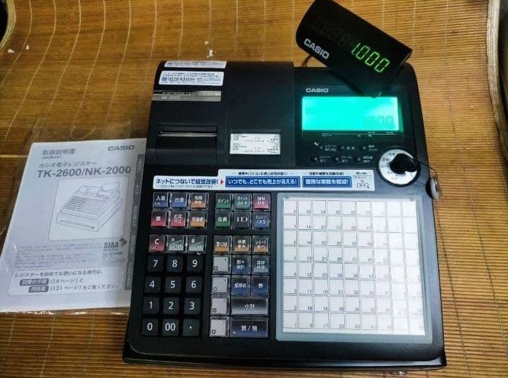 カシオレジスター TK-2600/NK2000 設定無料 高性能 551100 - メルカリ