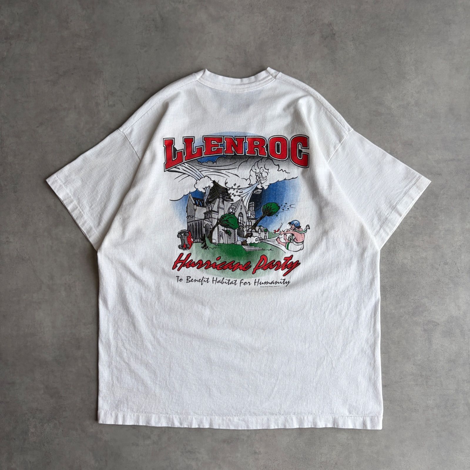 Elegante by Dakin USA製　1985年　メルカリ祭り限定値下げ 90s USA製 FRUIT OF THE LOOM シングルステッチ チャリティーイベントT