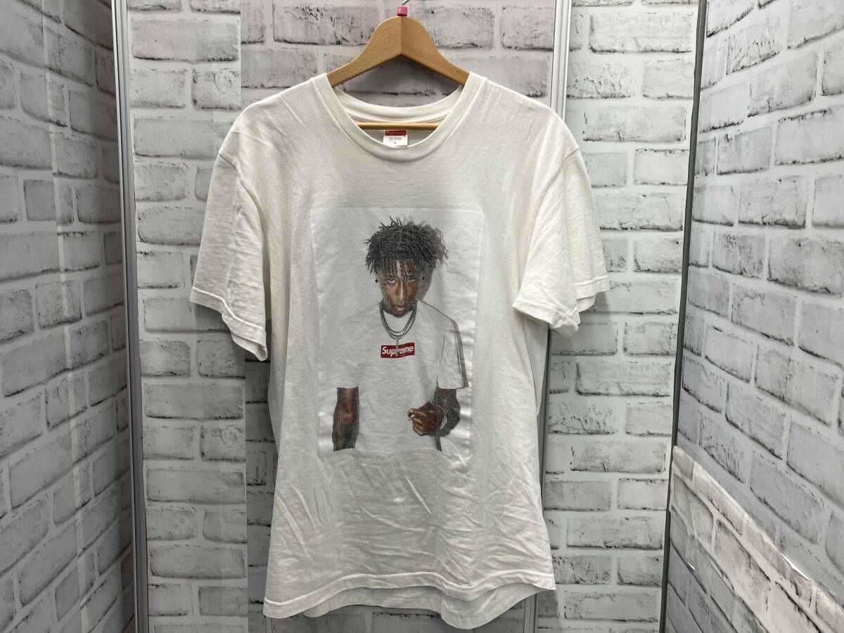 supreme/半袖Tシャツ/23FW/NBA Youngboy Tee/ホワイト/Mサイズ/コットン/シュプリーム/ヤングボーイT
