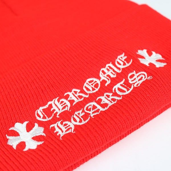 CHROME HEARTS 銀座店 クロムハーツ 新品 ACRYLIC WATCH CAP ロゴ刺繍