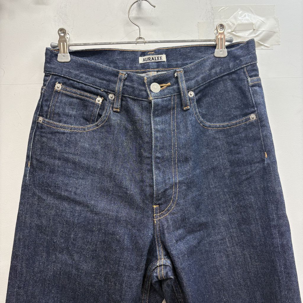 AURALEE オーラリー19AW HARD TWIST DENIM 5P PANTS デニムパンツ 