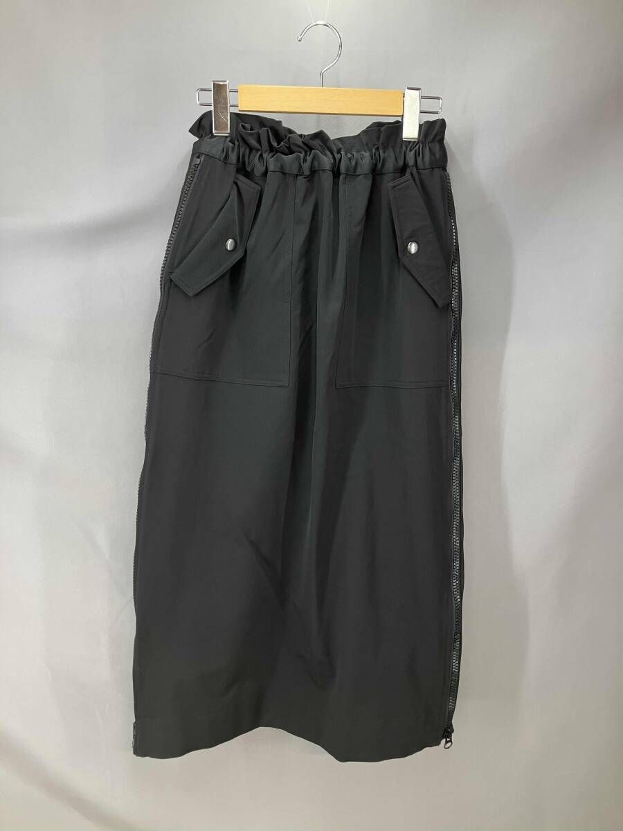 ★ LASUD MILITARY ラシュッド ミリタリー ロングスカート 5113-2302 サイズ38 ブラック 通年